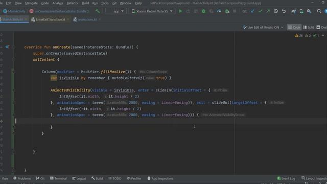 Slide in and Slide out animation | Android Jetpack Compose #14 смотреть онлайн