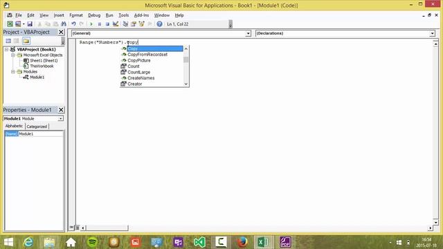 Excel VBA - Copy Named Range смотреть онлайн
