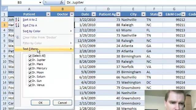 Excel Video 34 Filtering Text in Tables смотреть онлайн