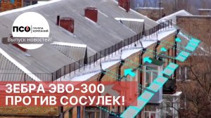 ЗЕБРА ЭВО-300 против сосулек !