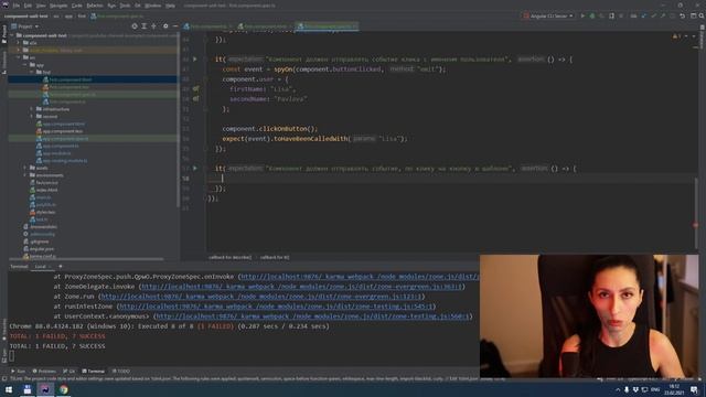 Как тестировать компоненты - Unit-тестирование в Angular смотреть онлайн