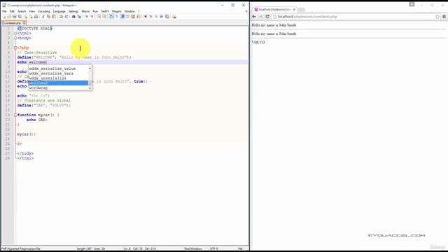 Constants in PHP | Episode 13 | Complete Crash Course смотреть онлайн
