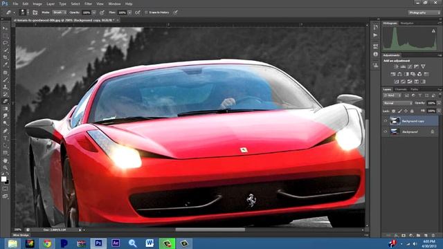 Tutorial: How To Add Color Splash Effect To Pictures Using Photoshop смотреть онлайн