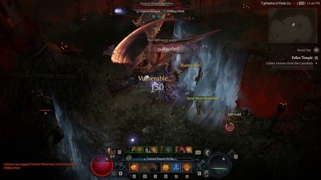 Level 60 Druid Vs. Capstone Dungeon (lvl 70 Fallen Temple) - FLAWLESS RUN - Diablo 4 смотреть онлайн