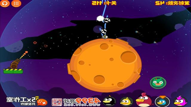 Angry Birds Collection Hacked 5 - SHOOT THE PIGGIES THROUGH BLACKHOLE IN SPACE! смотреть онлайн