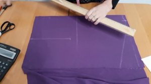 Туника теплая без выкройки за 30 минут. Построение сразу на ткани.mp4