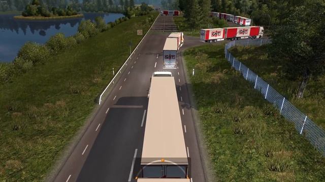 Конвой (Convoy) Как ездить конвоем в ETS 2 Multiplayer смотреть онлайн