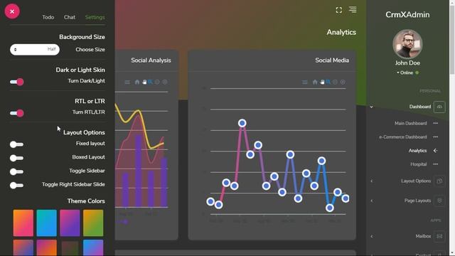CRMX Main Analytics RTL Dashboard 3 смотреть онлайн
