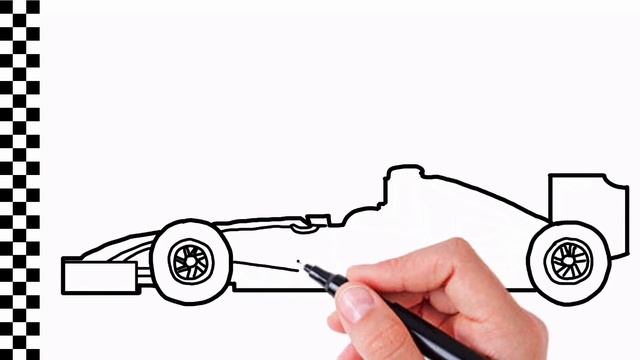 How to Draw a Formula 1 Race Car? | Step-by-Step Drawing Guide смотреть онлайн
