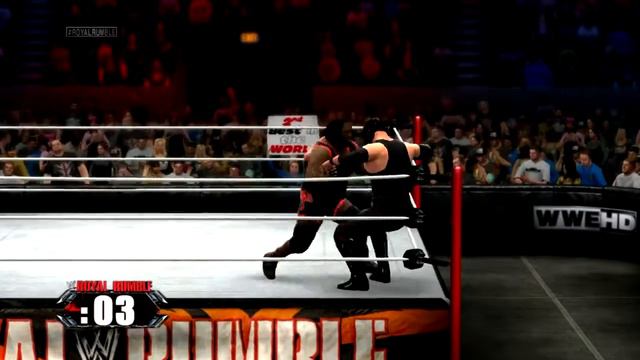 WWE 2K14 - Royal Rumble (40-MAN) смотреть онлайн