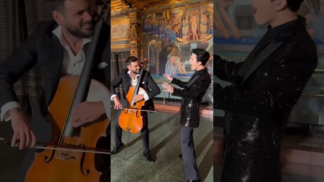 Dimash singing Ave Maria with Hauser, the famous cellist смотреть онлайн