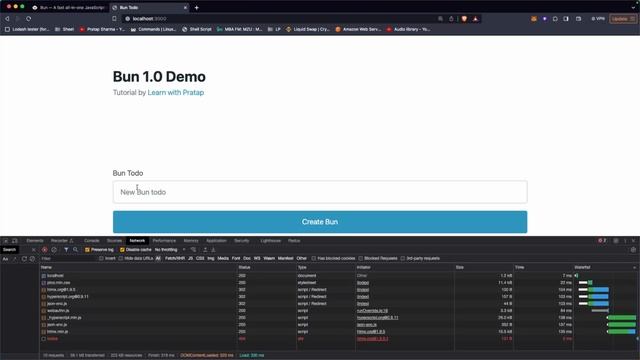 Let’s build a TODO App with Bun, HTMX and Pico 2023 | Learn with Pratap смотреть онлайн
