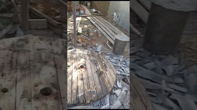 тевриз. отпуск. сносим сарай, пилим на дрова. строим забор. смотреть онлайн
