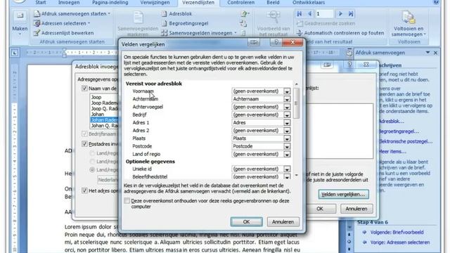 Workshop Afdruk Samenvoegen Word en Excel смотреть онлайн