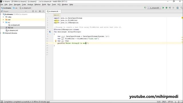 #287 Kotlin Tutorial | FileWriter class смотреть онлайн
