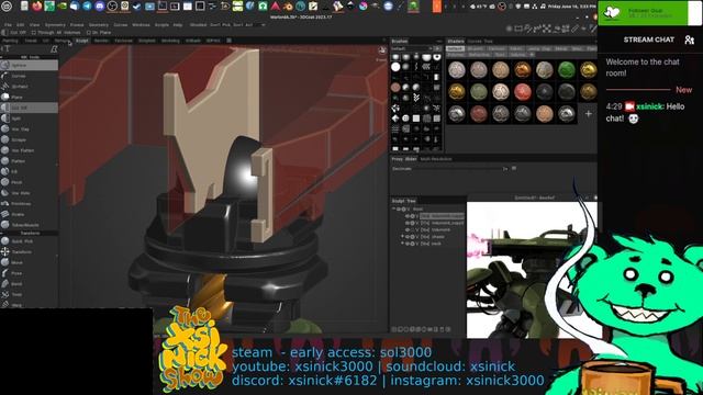 xsinick - Game Dev Warm Up 3 | #sculpting #blender #3dcoat #art #krita #gimp #music #anime #ai смотреть онлайн