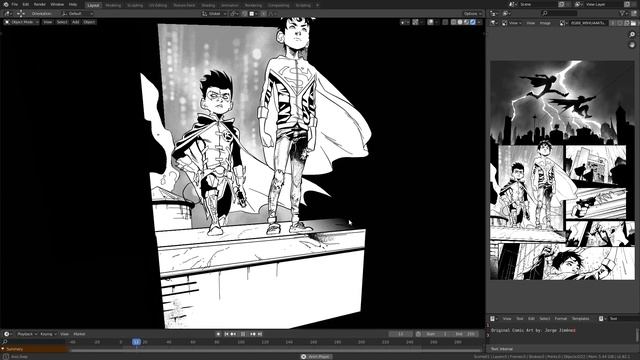 Blender And Grease Pencil For MotionComics смотреть онлайн