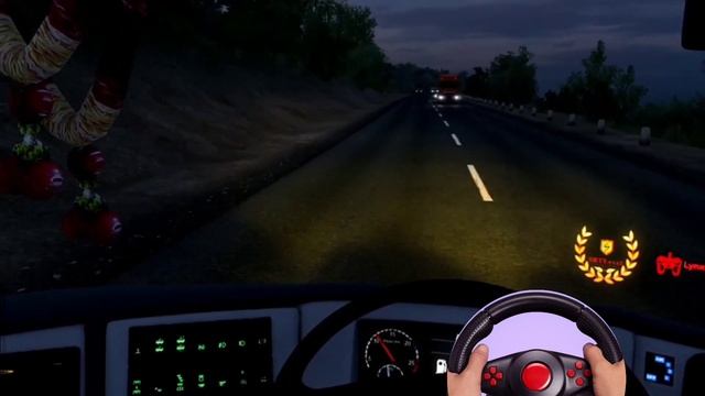 night driving on ghat road | bus driving ets2 2024 смотреть онлайн