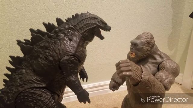 Godzilla vs King Kong (2014 Giant size, 2017 Mega Posable figure comparison) смотреть онлайн