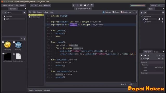 Tutorial Godot - Tool Mode [PT br] смотреть онлайн
