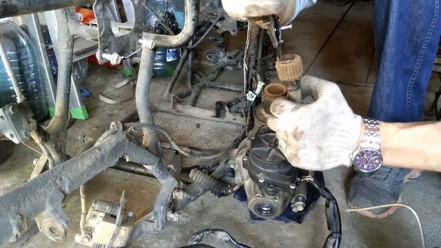 Квадроцикл Stels 700D проект «ДРОВА» - часть 6. Начинаем сборку, запчасти от авто. смотреть онлайн