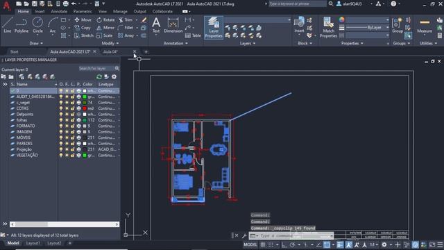 AutoCAD 2021 - Aula 10 - Aula Prática - Terminando o Desenho da Casa смотреть онлайн