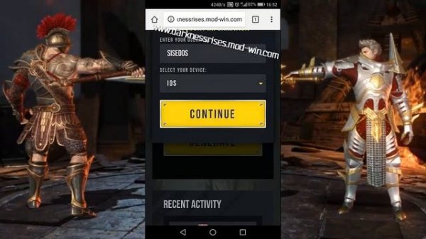 Darkness Rises MOD Hack - Generator | Generate free gems|gold for iOS/ Android device!