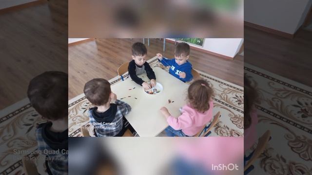 Рисование в младшей группе "Бусы из макарон" смотреть онлайн