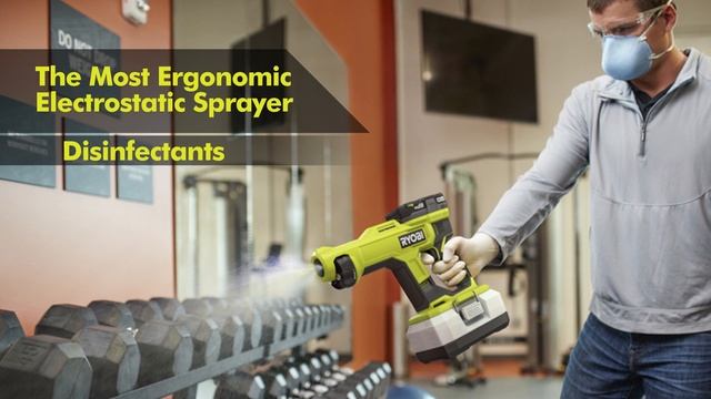 RYOBI 18V ONE+ Handheld Electrostatic Sprayer смотреть онлайн