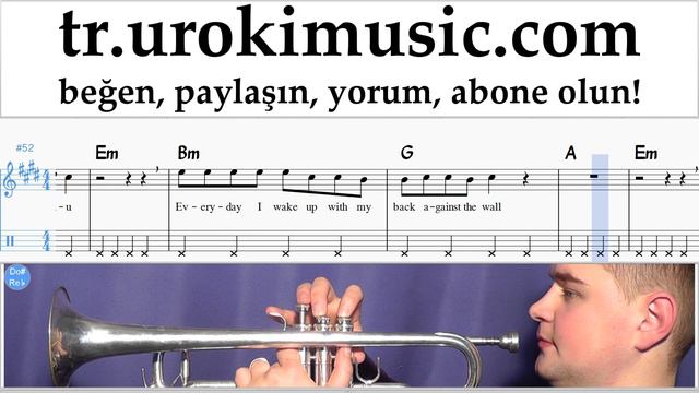 Trompet dersleri Bon Jovi - Knockout Notalar Eğitim Bölüm#2 um-723 смотреть онлайн