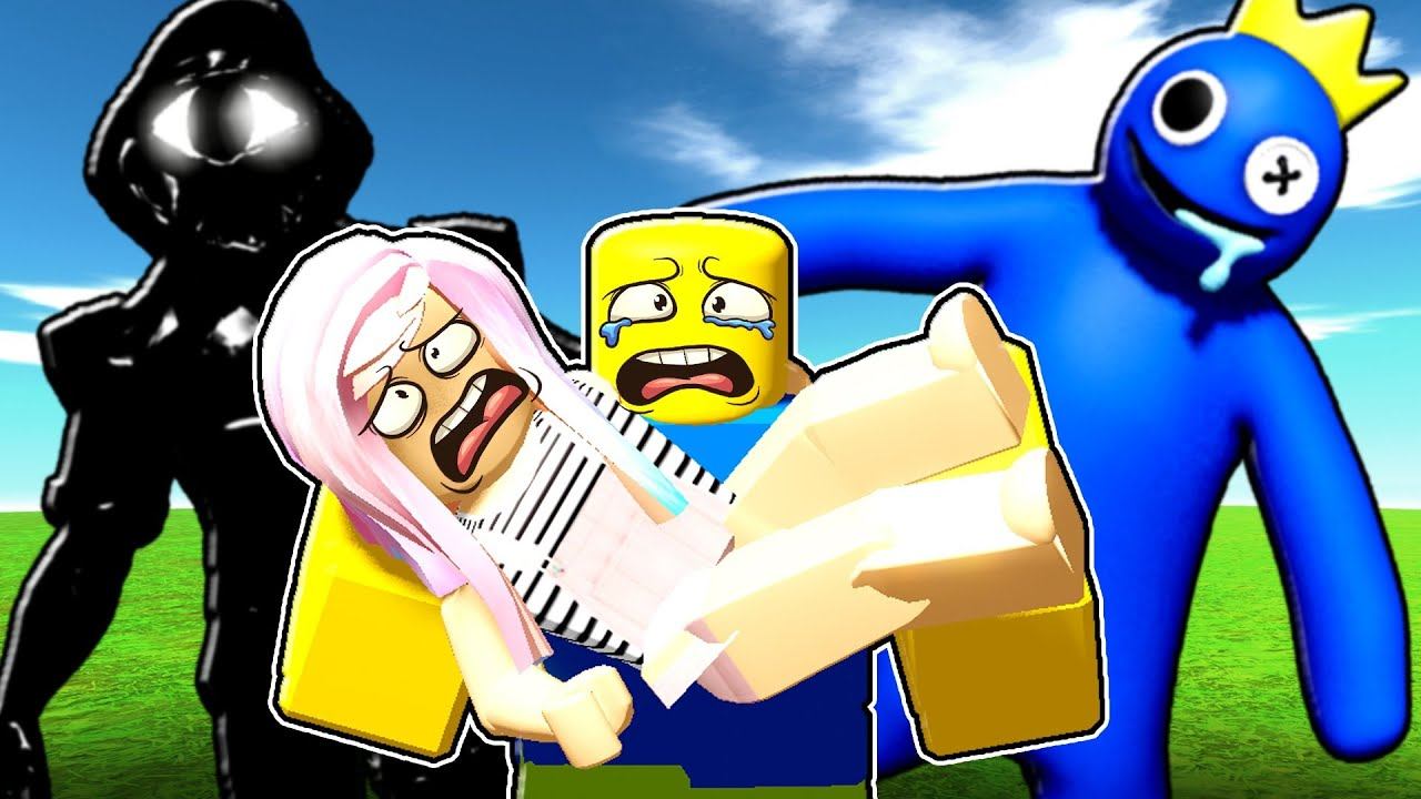 СПАСАЮ ПРИНЦЕССУ ОТ МОНСТРОВ БАНБАН И РАДУЖНЫХ ДРУЗЕЙ И МОНСТРОВ ДОРС В РОБЛОКС ! смотреть онлайн