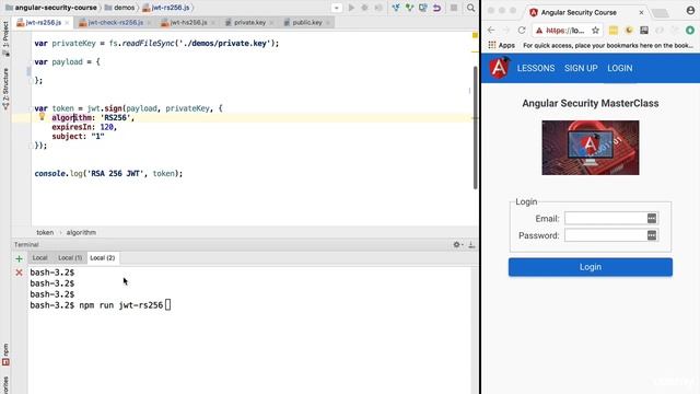7 Creating a JWT User Session Setting Subject and Expiration смотреть онлайн