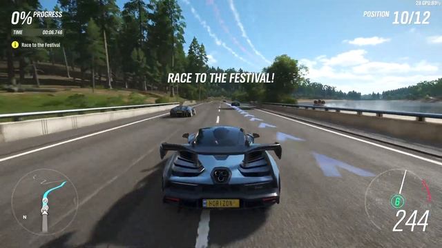 Forza Horizon 4 | Gaming Test On Honor MagicBook 14 Amd Ryzen 5 5500U  #honorlaptop #gaminglaptop