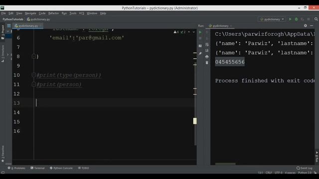 Python Tutorial - Python Dictionary смотреть онлайн