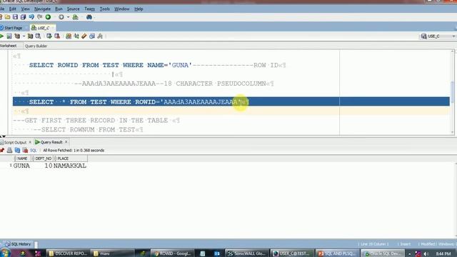 SQL AND PLSQL INTEVIEW 8 DIFFERENCE BETWEEN ROWID AND ROWNUMBER смотреть онлайн