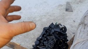 КАК СНЯТЬ ДВИГАТЕЛЬ В СБОРЕ С ФОРД ФОКУС  2 - ЧЕРЕЗ НИЗ НА ДОМКРАТЕ. МОТОР ПЕЖО #фокус #дизель #пеж