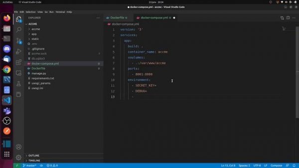 #4-1 python/django + docker-compose + gitlab ci-cd