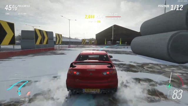 Forza Horizon 4 EVO X Racing Snow Terrain смотреть онлайн