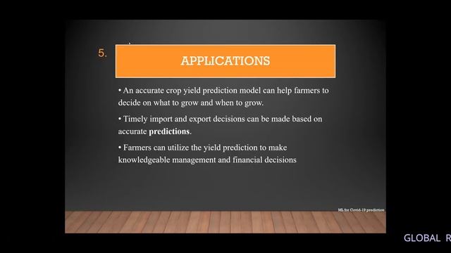 CROP YIELD PREDICTION USING MACHINE LEARNING ALGORITHM смотреть онлайн