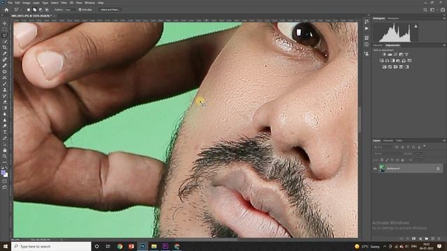 How to properly change green studio background in multiple colors in photoshop смотреть онлайн