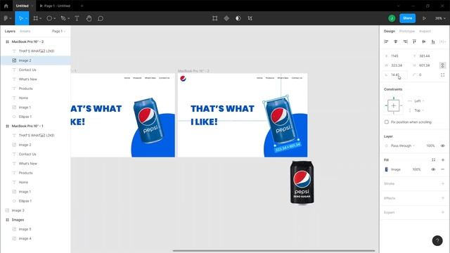 8 Pepsi Landing Pages | Figma UI/UX Design | JA Tech Official смотреть онлайн