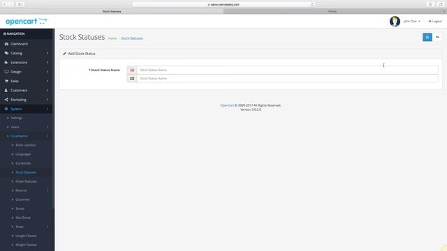 How to Add a Custom Stock Status in OpenCart 3.x смотреть онлайн