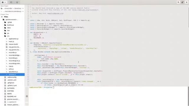 Running Gnome Builder in Windows 11 (WSL2) смотреть онлайн