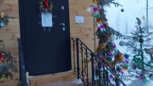 ❄️Зимняя сказка в Рождество?/???Прогулка по лесу??❄❄❄ смотреть онлайн