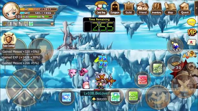 Pocket Maplestory SEA Mercedes - AC + Manual play. Doing Gorge of Life Quest. смотреть онлайн