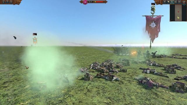 Deck Gunners VS Leadbelchers. Total War Warhammer 3 смотреть онлайн