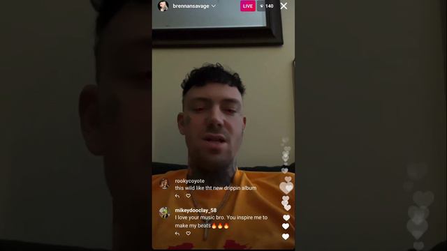 Brennan Savage Instagram Live New Snippet смотреть онлайн