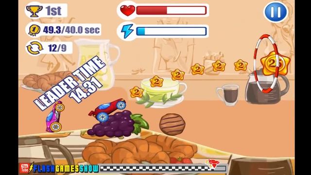 Desktop Racing 3 Cafeteria Full Game All Levels смотреть онлайн
