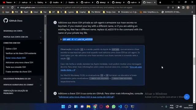 Configurando ssh key no WSL - Ubuntu смотреть онлайн