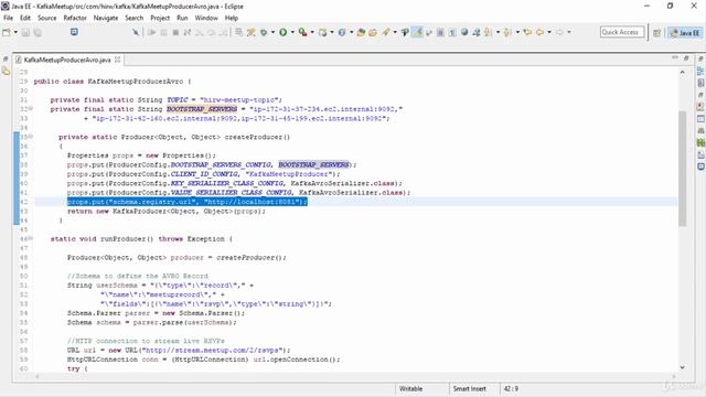 087 Streaming Meetup with Kafka Part 1 смотреть онлайн